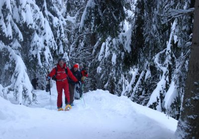 Sneeuwschoenuitje in de Dôme des Rousses met de ESF