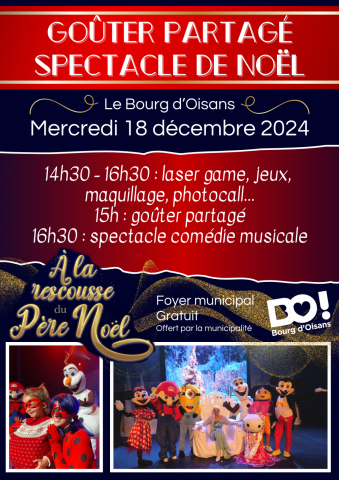 Grote kerstshow en gezamenlijk theekransje_Le Bourg-d’Oisans